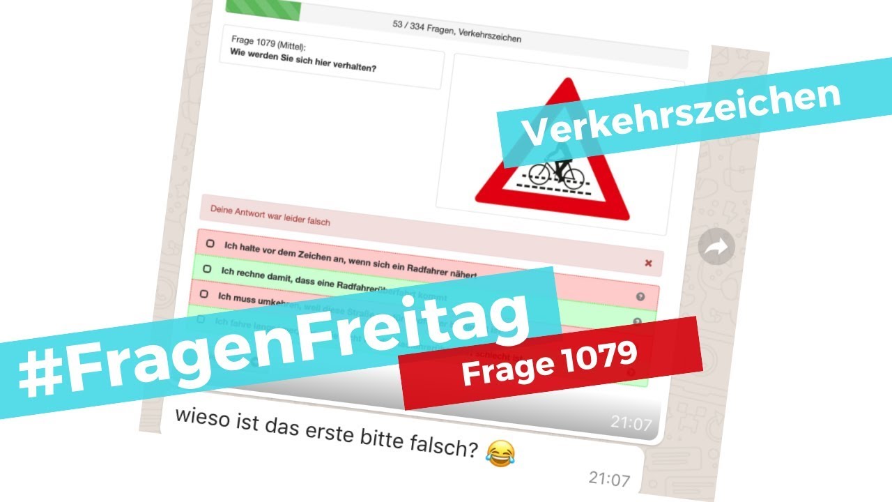 Video zu Frage: Wie werden Sie sich hier verhalten?