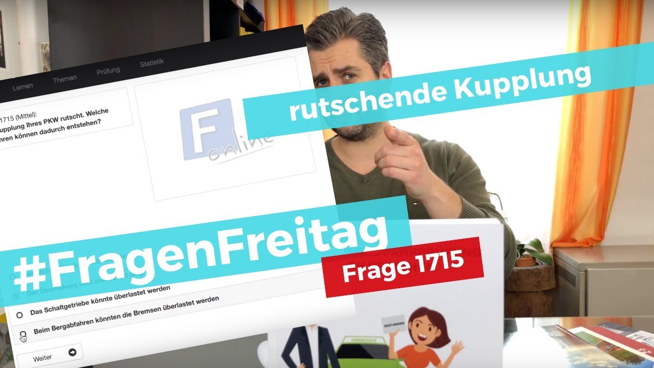 Video zu Frage: Die Kupplung Ihres PKW rutscht. Welche Gefahren können dadurch entstehen?