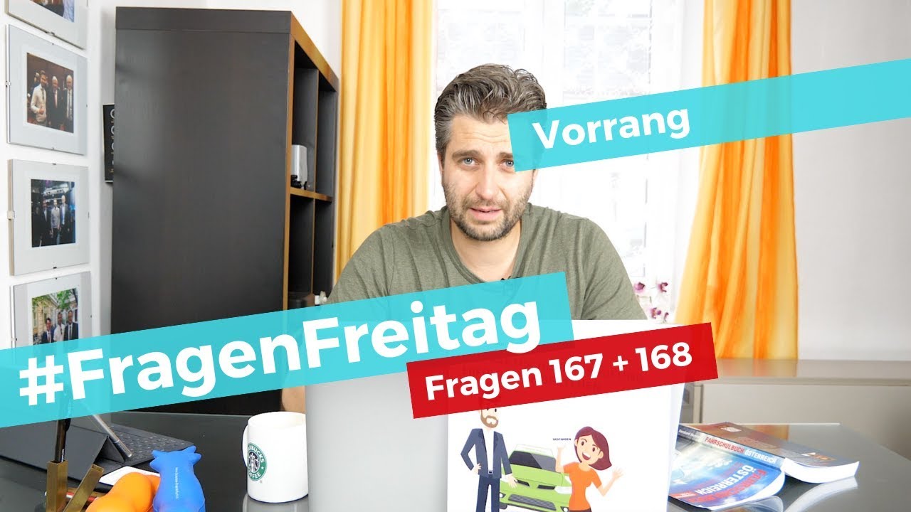 Video zu Frage: Sie nähern sich dieser Kreuzung und wollen geradeaus fahren. Haben Sie Wartepflicht oder Vorrang?