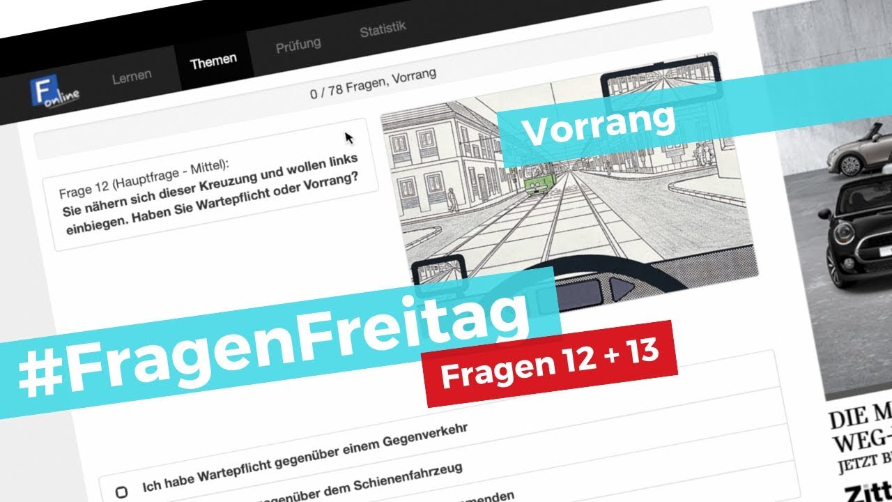 Video zu Frage: Warum haben Sie gegenüber dem Schienenfahrzeug Wartepflicht?