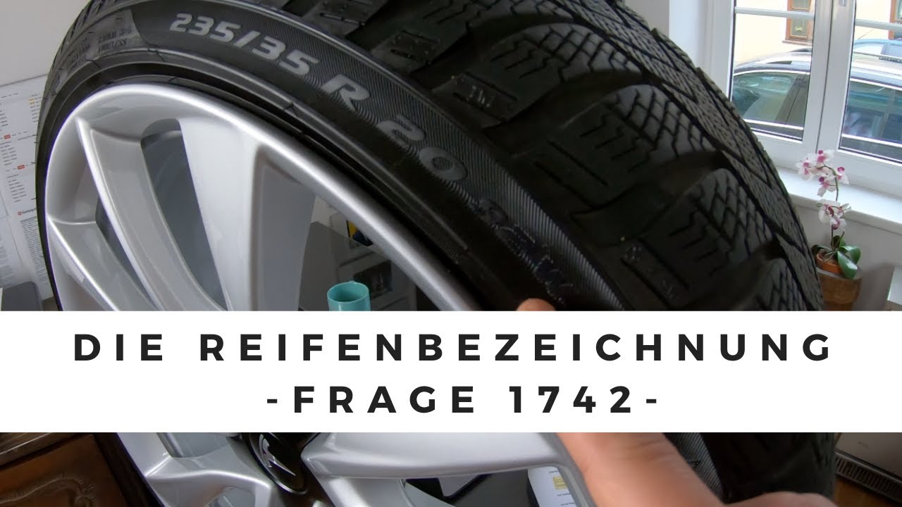 Video zu Frage: Was bedeuten die Buchstaben "R" und "S" bei dieser Reifenbezeichnung?